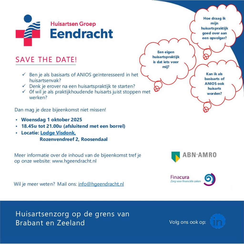 Start- en stopbijeenkomst voor huisartsen, basisartsen en ANIOS